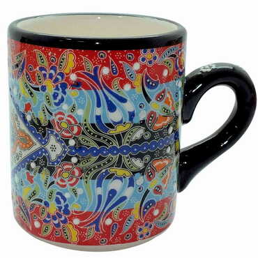 Turkish Ceramic Relief Special Relief Mug - 3