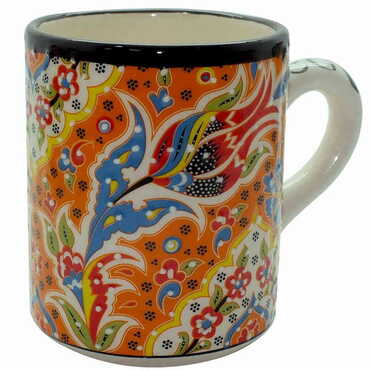 Turkish Ceramic Relief Special Relief Mug - 4