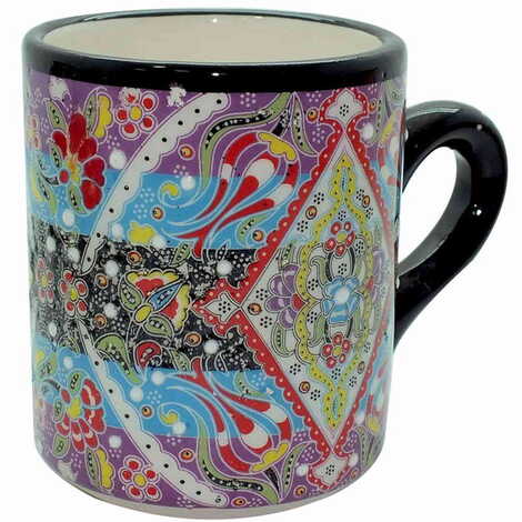 Turkish Ceramic Relief Special Relief Mug - 5