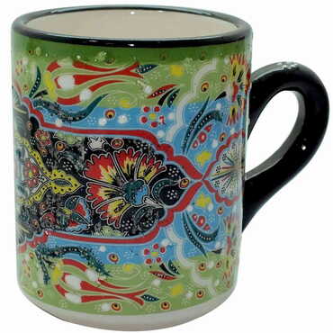 Turkish Ceramic Relief Special Relief Mug - 7