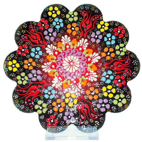 Turkish Ceramic Relief Trivet Big Size - 7