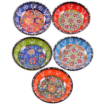 Turkish Ceramic Special Relief Appetizer Bowl 15 Cm - 3