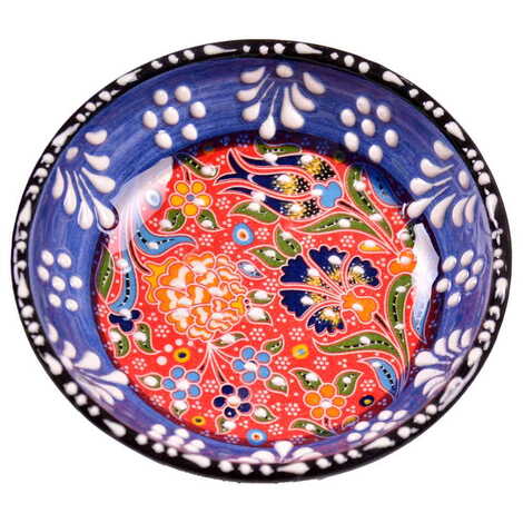 Turkish Ceramic Special Relief Appetizer Bowl 15 Cm - 7