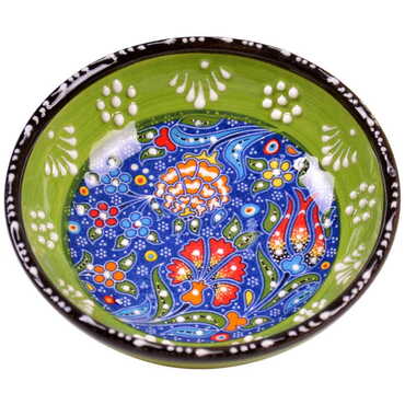 Turkish Ceramic Special Relief Appetizer Bowl 15 Cm - 8