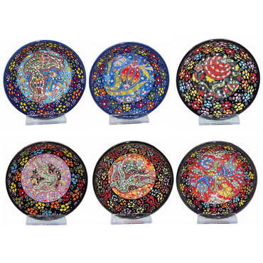 Turkish Ceramic Special Relief Bowl 13 Cm - 4