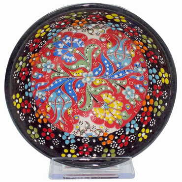 Turkish Ceramic Special Relief Bowl 13 Cm - 6