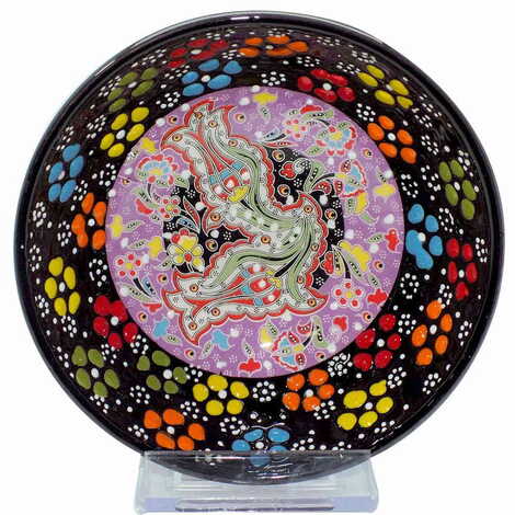 Turkish Ceramic Special Relief Bowl 13 Cm - 8