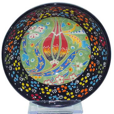 Turkish Ceramic Special Relief Bowl 13 Cm - 11