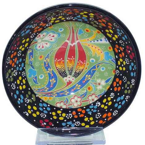 Turkish Ceramic Special Relief Bowl 13 Cm - 11