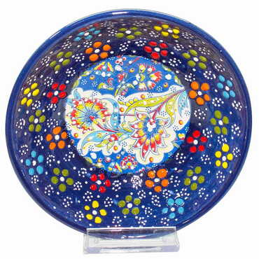 Turkish Ceramic Special Relief Bowl 16 Cm - 8