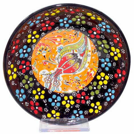 Turkish Ceramic Special Relief Bowl 16 Cm - 5