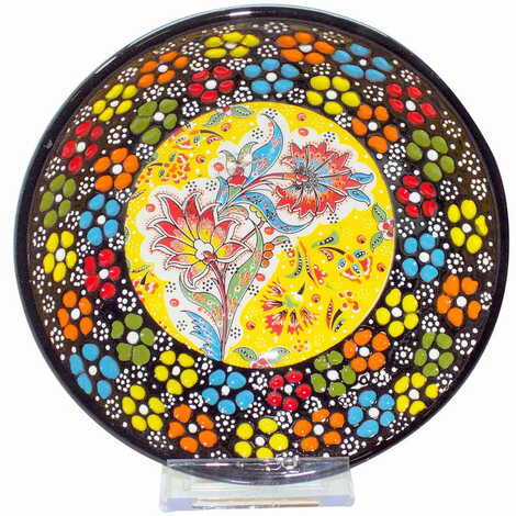 Turkish Ceramic Special Relief Bowl 16 Cm - 11