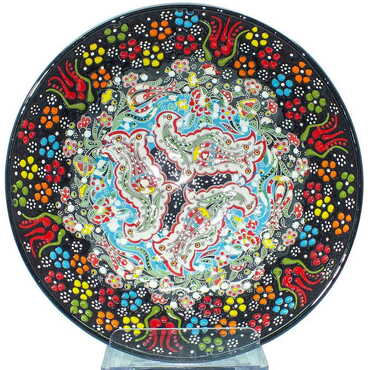 Turkish Ceramic Special Relief Bowl 20 Cm - 9