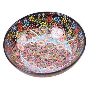 Turkish Ceramic Special Relief Bowl 25 Cm - 7