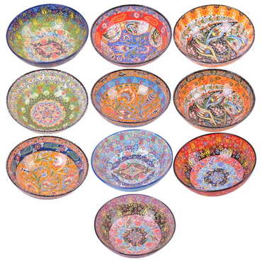 Turkish Ceramic Special Relief Bowl 30 Cm - 2