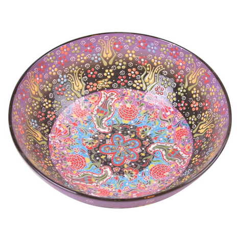 Turkish Ceramic Special Relief Bowl 30 Cm - 6