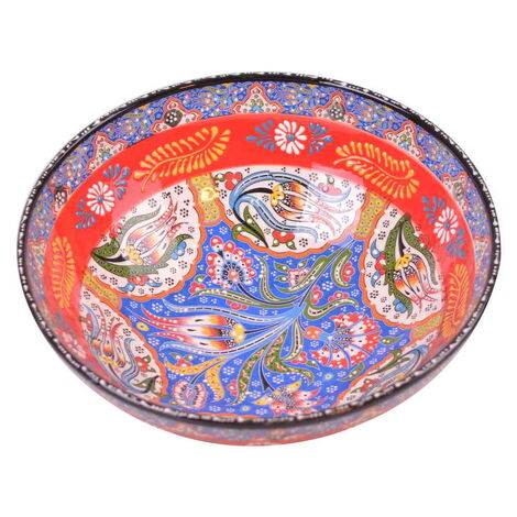 Turkish Ceramic Special Relief Bowl 30 Cm - 9