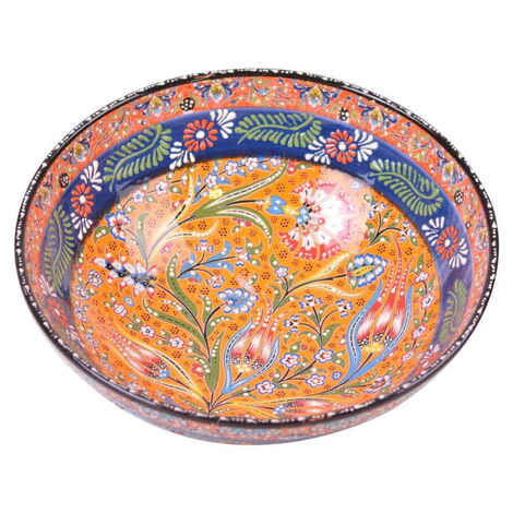 Turkish Ceramic Special Relief Bowl 30 Cm - 11