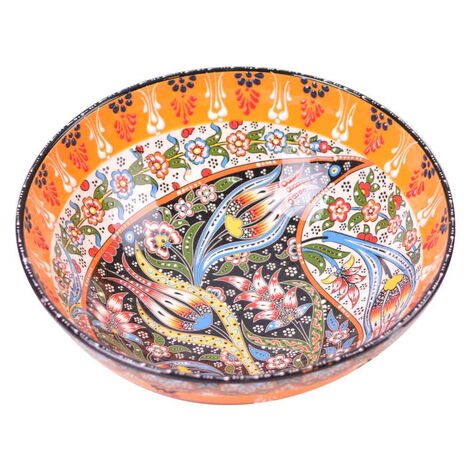 Turkish Ceramic Special Relief Bowl 30 Cm - 12