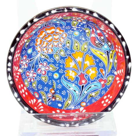 Turkish Ceramic Special Relief Bowl 8 Cm - 4