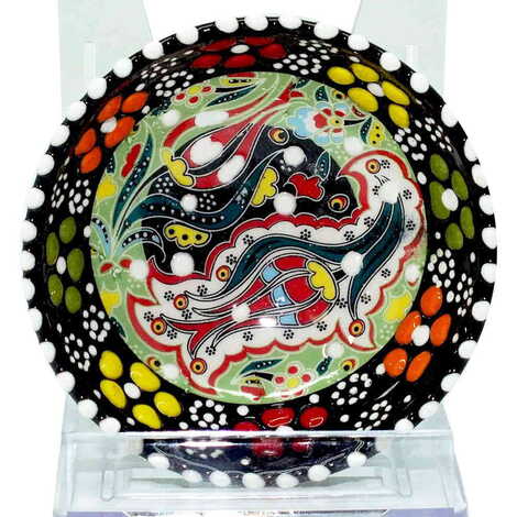 Turkish Ceramic Special Relief Bowl 8 Cm - 8