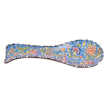 Turkish Ceramic Special Relief Spoon Rest - 3