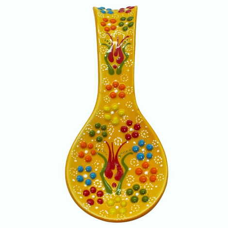 Turkish Ceramic Spoon Rest - 7