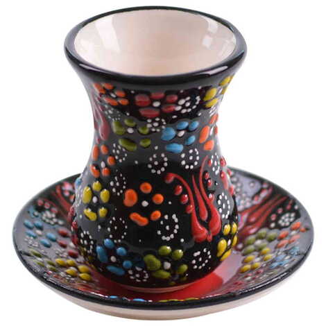 Turkish Ceramic Tea Cup Set 4 Pcs - 10