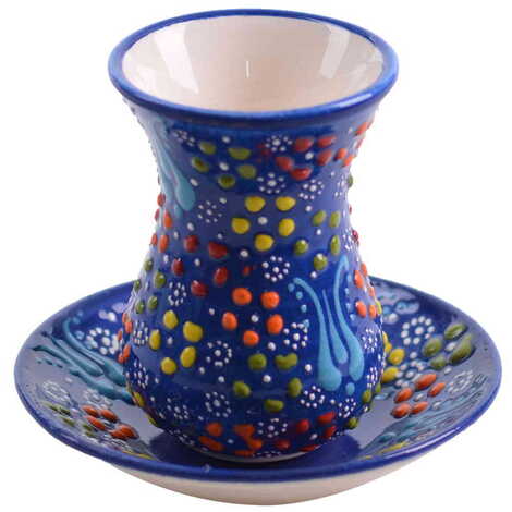 Turkish Ceramic Tea Cup Set 4 Pcs - 11