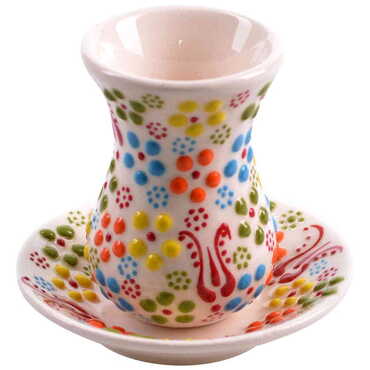 Turkish Ceramic Tea Cup Set 4 Pcs - 15