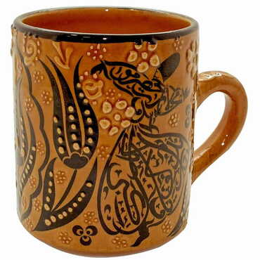 Turkish Ceramic Turquoise Mug - 5