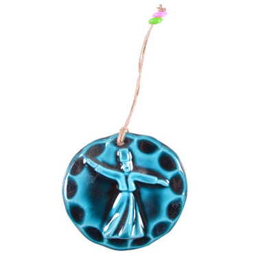 Turkish Ceramic Turquoise Wall Hanging Ornament Decoration No:1 - 26