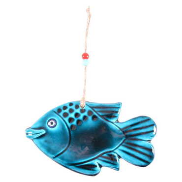 Turkish Ceramic Turquoise Wall Hanging Ornament Decoration No:3 - 5