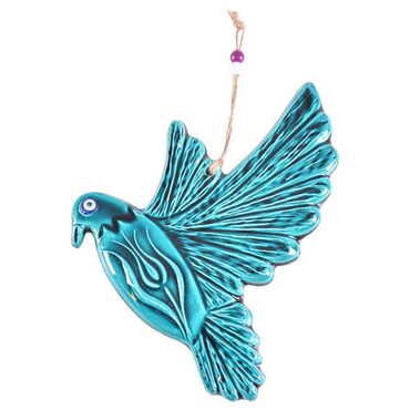 Turkish Ceramic Turquoise Wall Hanging Ornament Decoration No:3 - 24