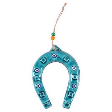 Turkish Ceramic Turquoise Wall Hanging Ornament Decoration No:3 - 34