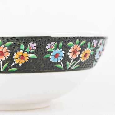 Turkish Ceramics Tezhip 20 cm Bowl - 3