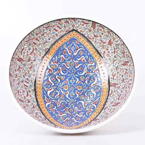 Turkish Ceramics Tezhip 25 cm Bowl - 3