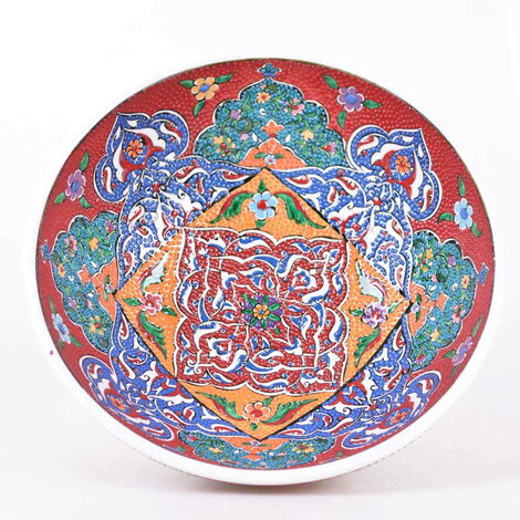 Turkish Ceramics Tezhip 25 cm Bowl - 4