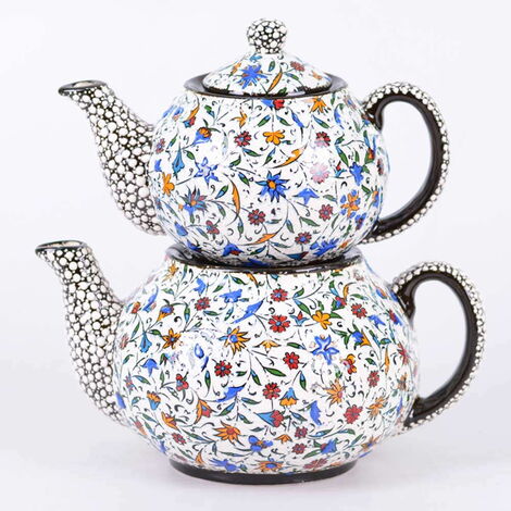 Turkish Ceramics Tezhip Teapot - 3