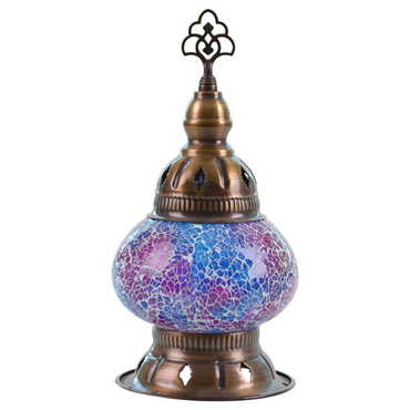 Turkish Mosaic Candle Holder Lamp No 2 - 7