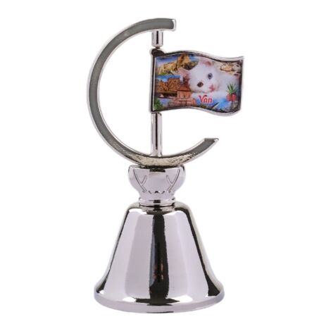 Van Themed Collectible Souvenir Double Side Metal Spinner Rudder Bell 44x92 mm - 3