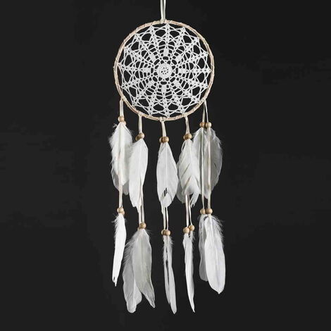 White Flower Lace Dreamcatcher - 6