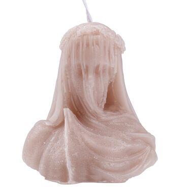 Woman With Veil Shaped Candle - 3